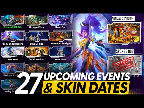 Видео: ВСЕ 27 ПРЕДСТОЯЩИХ СОБЫТИЙ И ДАТЫ ВЫХОДА ОБЛИКОВ | FANNY LEGEND | NEXUS 11.11 | ПЕРЕПРОДАЖА AOT И...