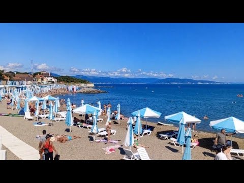 Видео: #Мысхако цены на отдых после сильного недельного ливня.Море холодное количество отдыхающих на пляже