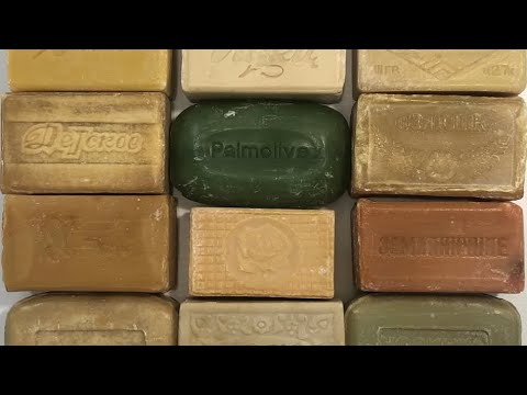 Видео: Cutting retro dry soap ASMR / Редкие ретро экземпляры АСМР