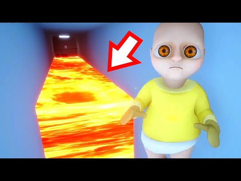 Видео: ЛАВА В ЛАБИРИНТЕ ? КУДА БЕЖАТЬ ? ИГРА The Baby In Yellow