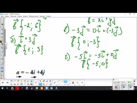 Видео: Координаты вектора, длина вектора, радиус вектор, 9 класс алгебра