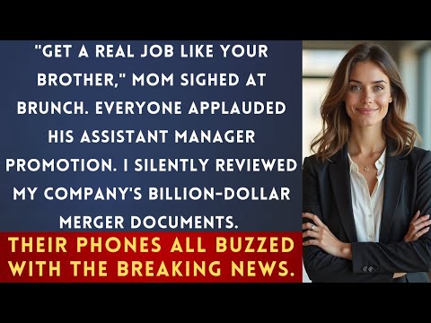 Видео: Во время семейного завтрака они смеялись над моей «работой в интернете» — моя компания только что...