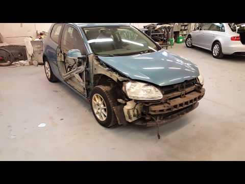Видео: VW Golf5. Проблемный в кузовном ремонте автомобиль/Body problems