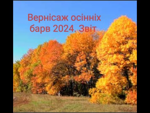 Видео: Мій звіт для проекту "Вернісаж осінніх барв - 2024". Закрила всі номінації.