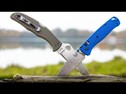 Видео: Spyderco Endura vs Benchmade Bugout: Тест на витривалість (Частина 2)