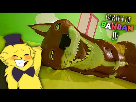 Видео: ДЕТСАД БАНБАНА 4 ОГРОМНЫЙ БОСС КОТЗИЛЛА 🐱 Garten of Banban 4