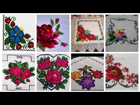 Видео: Великолепная схема для вышивки крестом/charsuti kurhai/идеи для дизайна dosuti/счетная вышивка кр...