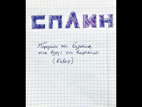 Видео: Сплин "Передайте это Буратино, если вдруг его встретите" / Кавер