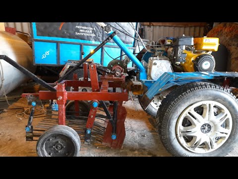 Видео: Испытание грохотной КАРТОФЕЛЕКОПАЛКИ после доработки, устранил сильную вибрацию