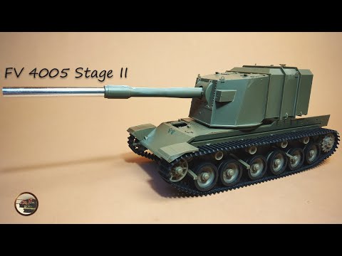 Видео: Ставим на Ход FV 4005 Stage II в масштабе 1/35. Модель от AFV club, серия 2
