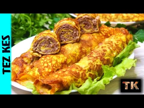 Видео: Бризоль из фарша- Пошаговый рецепт! / Как сделать бризоль?