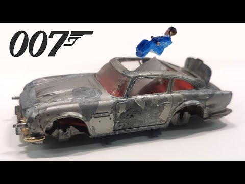 Видео: Реставрация Corgi. Восстановленный Aston Martin DB5 1968 года Бонд 007 № 270 Катапульта.