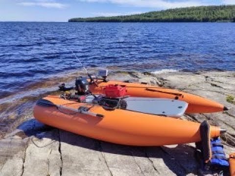Видео: Катамаран ПВХ для путешествий.