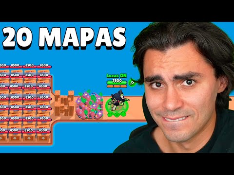 Видео: Я СЫГРАЛ НА 20 СТРАННЫХ КАРТАХ В BRAWL STARS