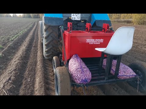 Видео: НОВАЯ ЧЕСНОКОСАЖАЛКА ЧЕСНОК ОНЛАЙН