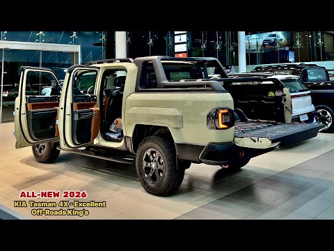 Видео: Совершенно новый KIA Taskman X4 2026 года — превосходный внедорожник King's | Роскошный комфортаб...