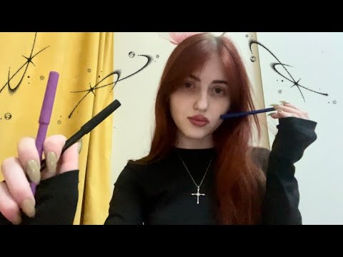 Видео: АСМР раскрашу тебя фломастерами 💜🖊️