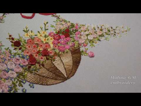 Видео: Hand Embroidery: Flower stitch || Вышивка: Цветочные швы
