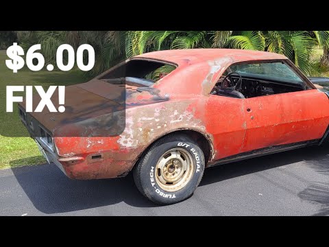 Видео: 6,00 ДОЛЛАРОВ ОТРЕМОНТИРОВАЛИ МОЙ CAMARO 1968 ГОДА!