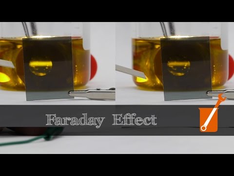 Видео: Управляйте светом с помощью магнитов и оливкового масла?! (Эффект Фарадея)
