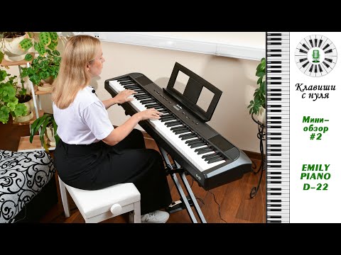 Видео: Клавиши с нуля - Мини обзор 2 -  EMILY PIANO D-22