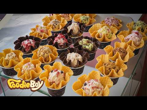Видео: Потрясающая подборка мороженого! Cold Stone и Rolled Street Style