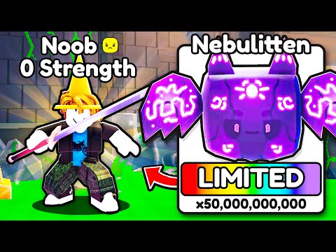 Видео: Я прошел путь от нуба до профессионала с OP PETS в Roblox Pull a Sword!