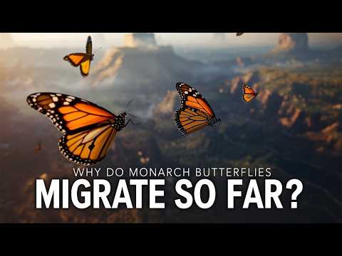 Видео: Почему бабочки-монархи мигрируют так далеко? 🦋