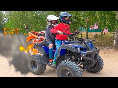 Видео: Разобрали ПитБайк и ВОЗВРАЩАЕМСЯ НА КВАДРИКЕ. БРОС ШОУ