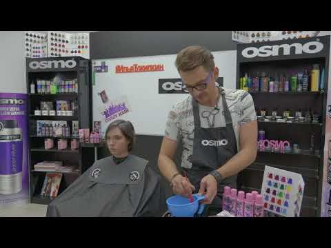 Видео: Crazy Color яркое окрашивание в голубой цвет