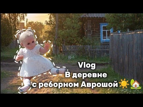 Видео: Vlog-Едем в деревню с реборном Аврошой☀️🏡/Сборы в деревню🧸/Пробуем первую клубнику с грядки🍓