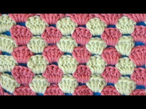 Видео: Двухцветный узор 47 Вязание крючком Crochet  pattern