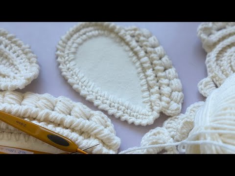 Видео: Мастер-класс элемент ирландское кружево, листок, ткань обвязана пряжей