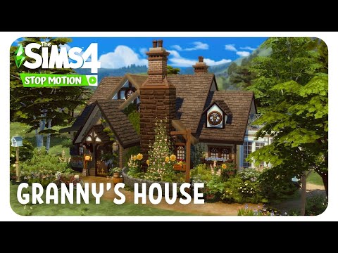 Видео: The Sims 4 || Дом Бабули || Stop Motion [No CC]