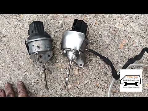 Видео: Замена и снятие актуатора турбины VW Passat 2.0Tdi P0299