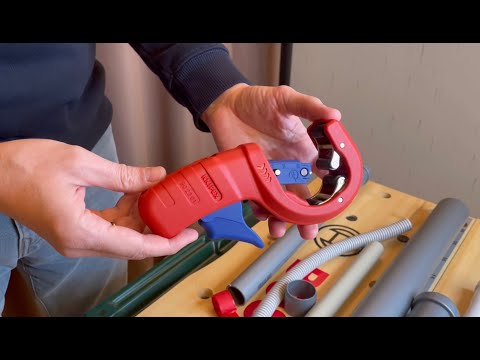 Видео: Новый инструмент Knipex для резки пластиковых труб. Труборез Книпекс DP50. Обзор