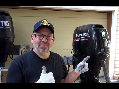 Видео: SUZUKI DF70 2008 ГОДА - ЭКСПРЕСС-ОБЗОР