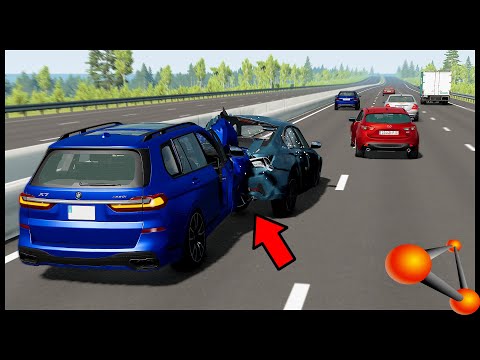 Видео: АВАРИЯ На 300 Км/ч! НЕМЕЦКИЙ АВТОБАН! - BeamNg Drive