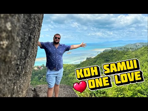 Видео: Путешествие на Koh Samui летом(Overlap Stone, Lamai View Point, Tanim Garden, NaMueang waterfall)