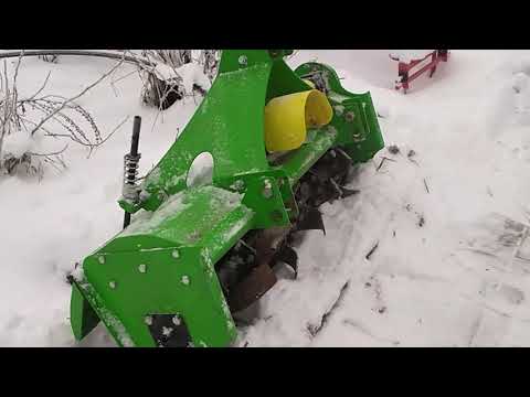 Видео: Почвофреза Kerland K1400 отзыв. После фрезеровки стройплощадки и целины.