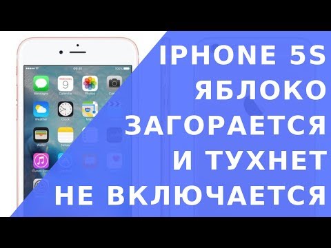 Видео: Не включается айфон 5s / Айфон загорается яблоко и тухнет / iPhone не включается что делать