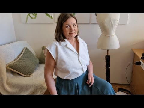 Видео: Летняя блузка. Бурда 2024/5 за май.