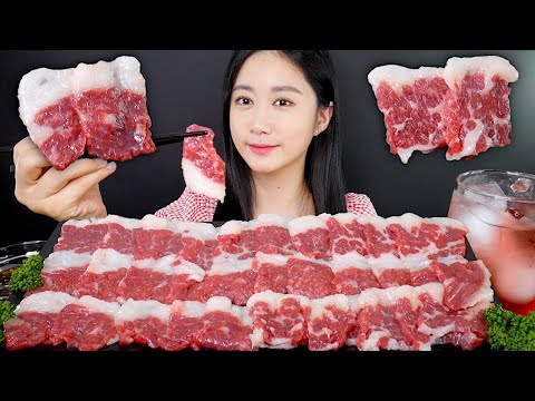 Видео: МУКБАНГ Особая Сырая Говядина🥩 *Сашими Из Говядины | Real Sound MUKBANG | АСМР | EATING SHOW