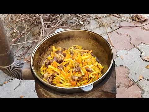 Видео: Чайхана плов |или как готовят плов настоящие узбекские мужчины|