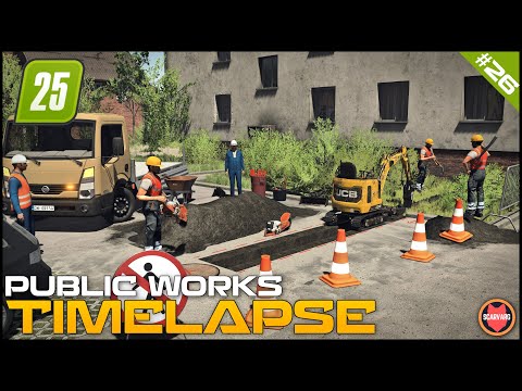 Видео: 🚧 Рытье траншей для замены старого трубопровода ⭐ FS25 Зелонка Ролевая игра Общественные работы