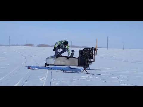Видео: Новые аэросани на закрытие сезона.