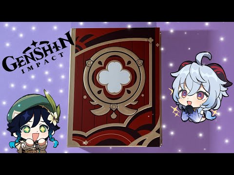 Видео: 🧡Распаковка суприм бокса🍀/карточки Genshin Impact🌸/Бумажная Зефирка🧡