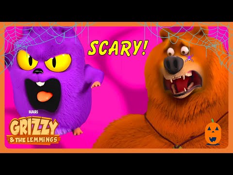 Видео: ЗЛЫЕ ЛЕММИНГИ! 😈🎃 | Гриззи и лемминги | WildBrain Kids