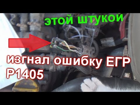 Видео: опель ошибка P1405 ЕГР