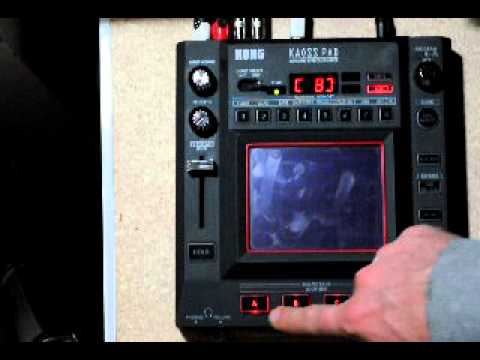 Видео: KORG KP3 KAOSS PAD — простой пример руководства по началу работы